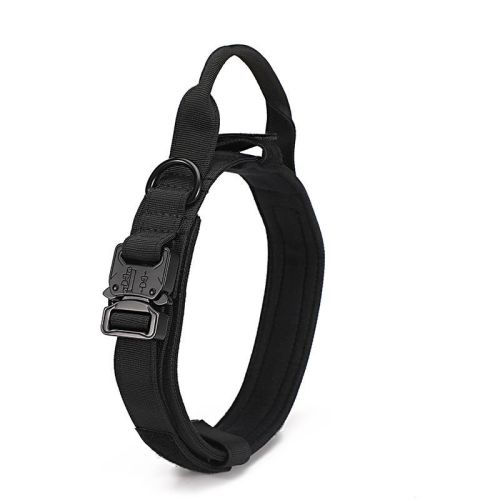 Tactical Dog Collar Military Dog Collar Adjustable Nylon Dog Collar Heavy Duty Metal Buckle with Handle for Dog Training Tactical Dog Collar Military Dog Collar Adjustable Nylon Dog Collar Heavy Duty Metal Buckle with Handle for Dog Training