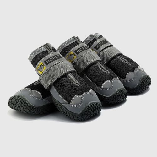 Pet Non-Skid Booties, Waterproof Socks Breathable Non-Slip with 3m Reflective Adjustable Strap Small to Large Size (4PCS/Set) Paw Protector Pet Non-Skid Booties, Waterproof Socks Breathable Non-Slip with 3m Reflective Adjustable Strap Small to Large Size (4PCS/Set) Paw Protector