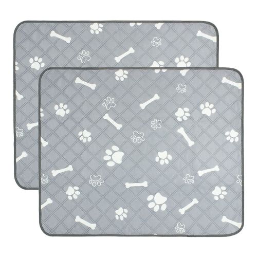 2Pcs Washable Pet Pee Pads For Puppy Kittens Dogs Cats Reusable Potty Mats Machine Washable 2Pcs Washable Pet Pee Pads For Puppy Kittens Dogs Cats Reusable Potty Mats Machine Washable