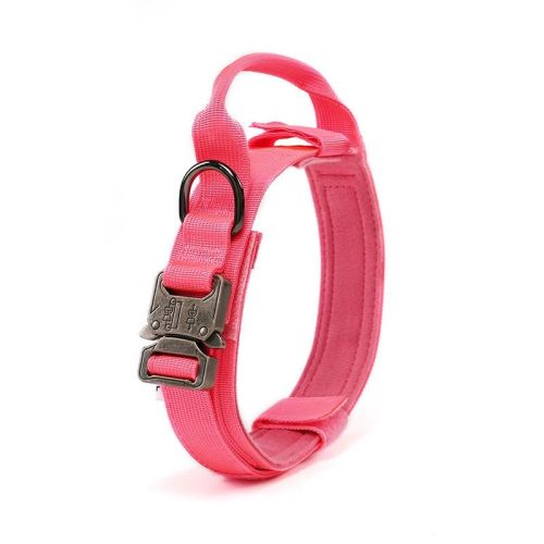 Tactical Dog Collar Military Dog Collar Adjustable Nylon Dog Collar Heavy Duty Metal Buckle with Handle for Dog Training Tactical Dog Collar Military Dog Collar Adjustable Nylon Dog Collar Heavy Duty Metal Buckle with Handle for Dog Training